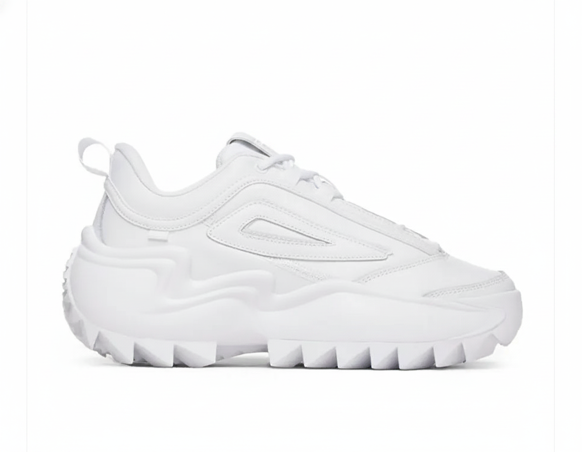 Zapatilla Urbana Casual para Mujer - Diseño Moderno Blanco