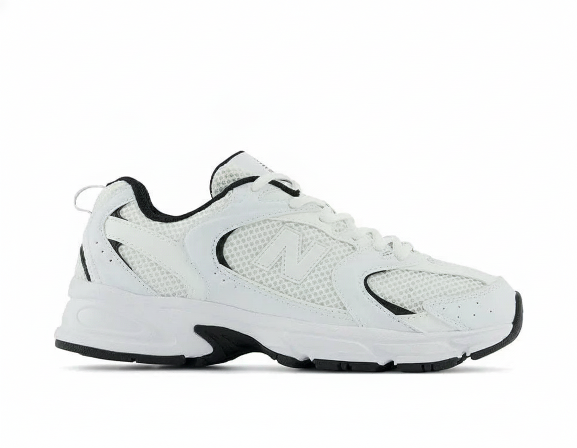 Zapatilla Urbana Casual para Mujer - Blanco y Negro