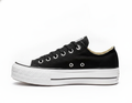Zapatilla de Lona Casual Plataforma para Mujer - Negro