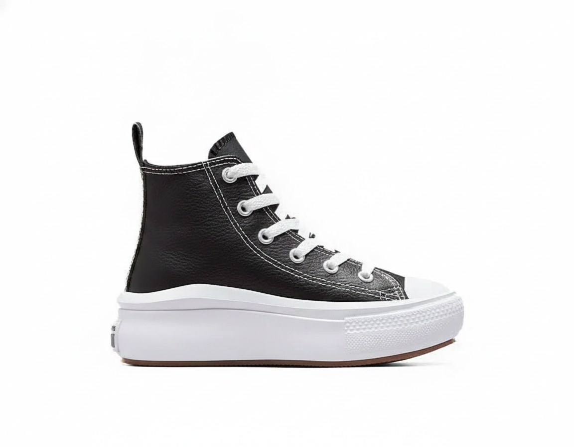 Zapatillas Urbanas con Plataforma para Niños Negro
