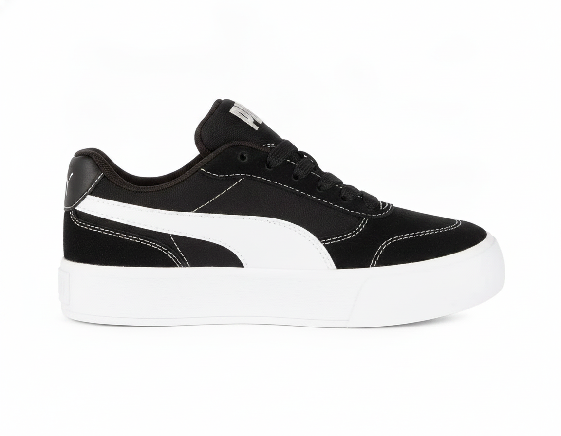 Zapatilla Casual Juvenil Estilo Urbano Negro