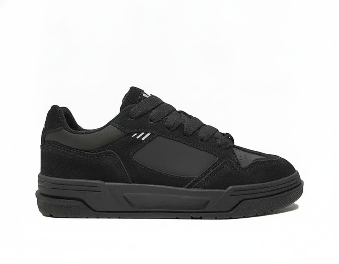 Zapatilla Urbana Estilo Skate Unisex Negra