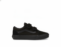 Zapatilla Urbana con Velcro para Niños - Negro Monocromático