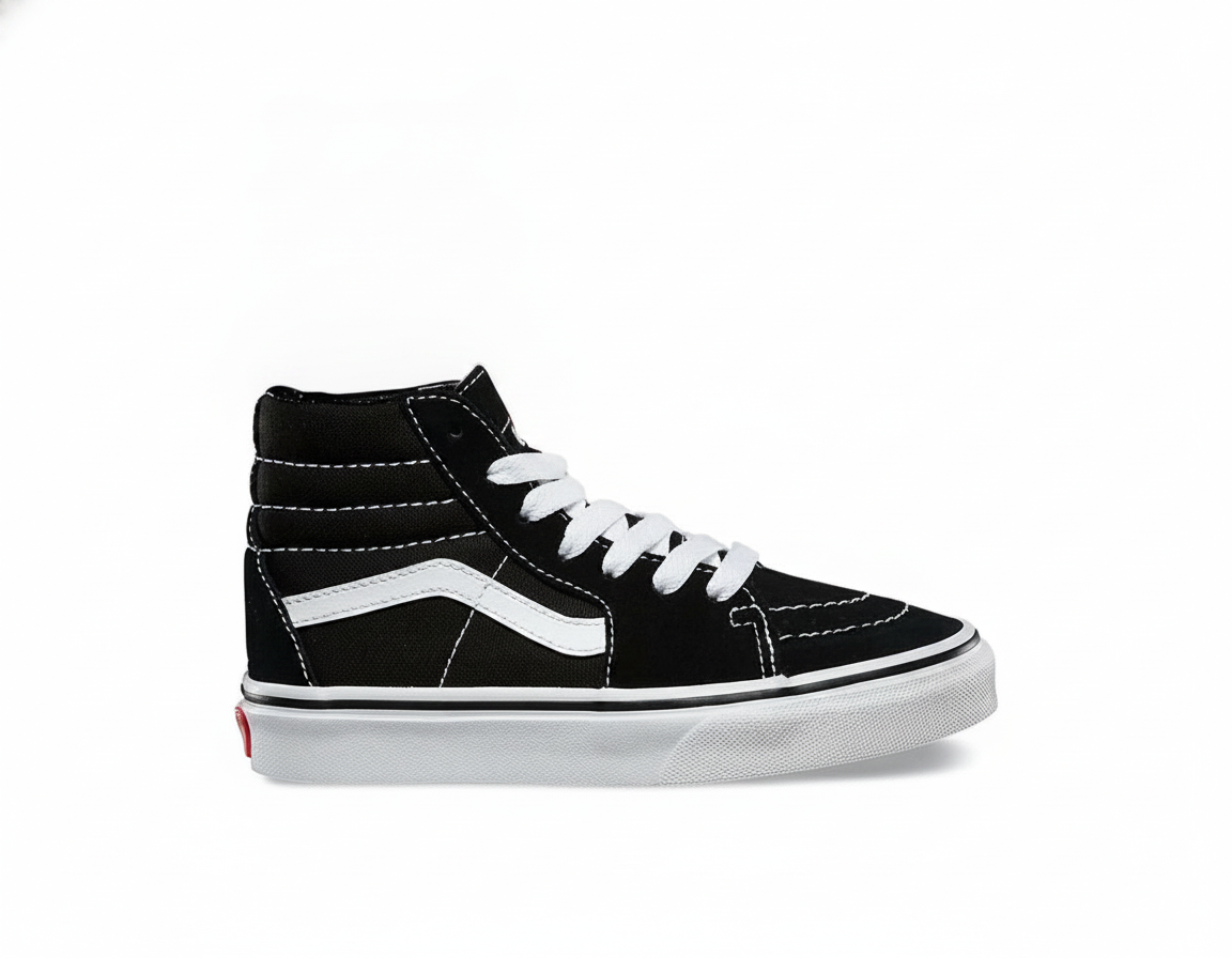 Zapatilla Urbana Caña Alta Niños - Negro